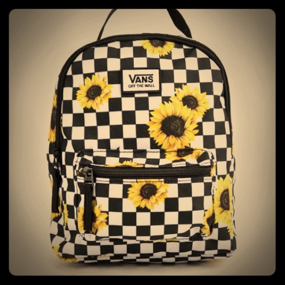Sunflower shoes + book bag